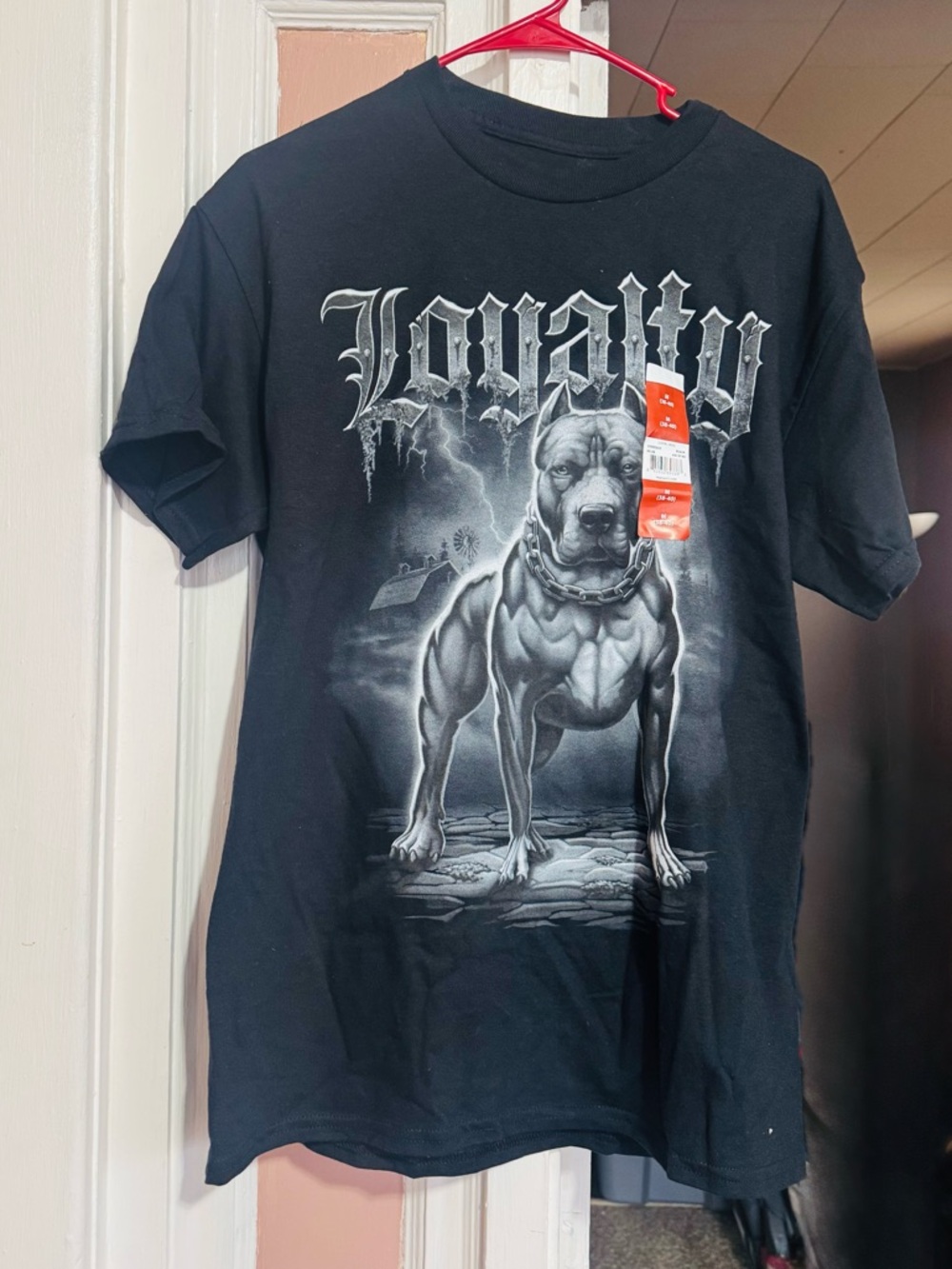 Black 'Loyalty' Graphic Short Sleeve Tee